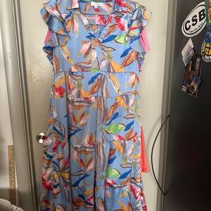 Umgee Multicolor Floral Maxi Dress